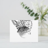 Basketbal Bal Uitnodigingen (Staand voorkant)