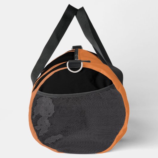 Basketbal Bal Zwart Speler Silhouet Kinder Naam Plunjezak (Rechts)