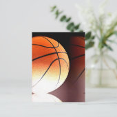 Basketbal Ball Post Kaarten (Staand voorkant)