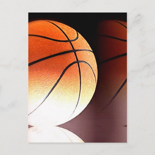 Basketbal Ball Post Kaarten (Voorkant)