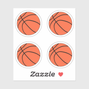 Basketbal ballen pack sticker