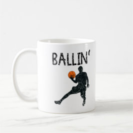 Basketbal Ballin' Coffee Mok