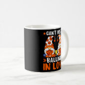 Basketbal Balling In Liefde Gnome Koffiemok (Voorkant rechts)