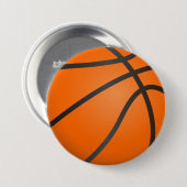 Basketbal, balsport, team sport. ronde button 7,6 cm (Voorkant /achterkant)