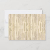 Basketbal Bar Mitswa RSVP Kaartje (Achterkant)