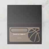 BASKETBAL Bar Mitswa Zittafel Escort Kaart Plaatskaartje (Buitenkant ongevouwen)