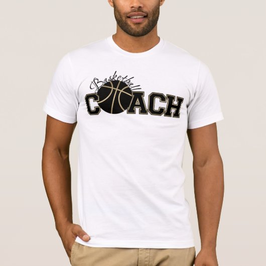 Basketbal Basic Bella Canvas T-shirt (Voorkant)