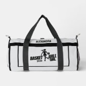 Basketbal, basketbalspeler Meisje, Team, Gift Plunjezak (Voorkant)