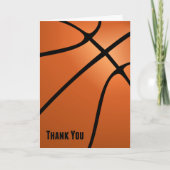 Basketbal Bedankt voor je vriendelijkheid (Voorkant)