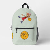 Basketbal Bedrukte Rugzak (Voorkant)