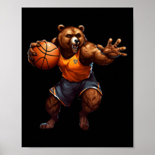 Basketbal Beer Poster
