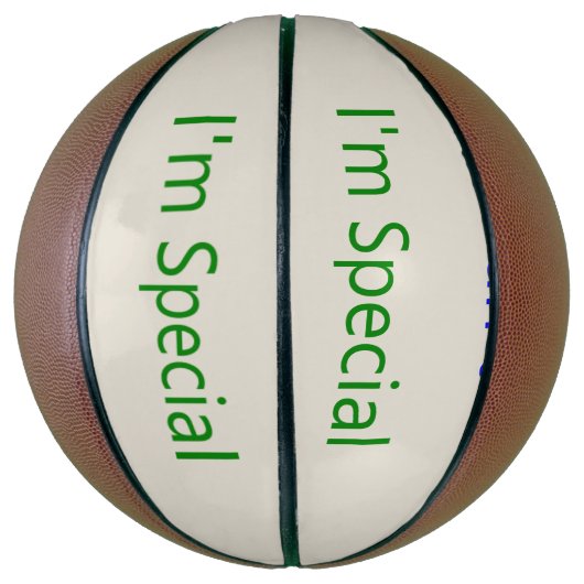 Basketbal ben ik speciaal (Verticaal)