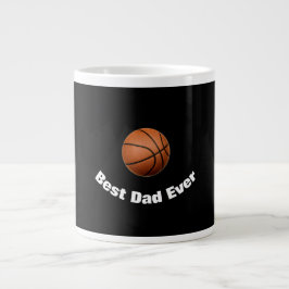 Basketbal beste papa ooit op maat grote koffiekop