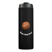 Basketbal beste papa ooit op maat thermosbeker (Voorkant)