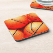 Basketbal Bier Onderzetter (Linkerzijde)