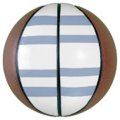 Basketbal Blauw & Witte Streep (Verticaal)