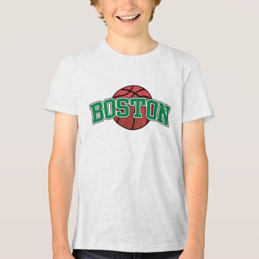 Basketbal Boston Celtics NBA Tri-Blend Shirt (Voorkant)