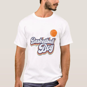 Basketbal Boy Basketbal Man Basketbalspeler T-shirt