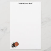 Basketbal Breakout Stationery Briefpapier (Voorkant)