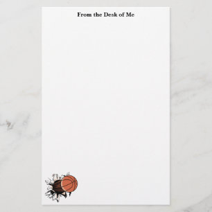 Basketbal Breakout Stationery Briefpapier