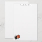 Basketbal Breakout Stationery Briefpapier (Voorkant / Achterkant)