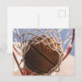 basketbal briefkaart (Voorkant / Achterkant)