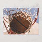 basketbal briefkaart (Voorkant)
