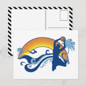 basketbal briefkaart (Voorkant / Achterkant)