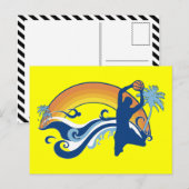 basketbal briefkaart (Voorkant / Achterkant)