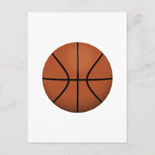Basketbal: Briefkaart (Voorkant)
