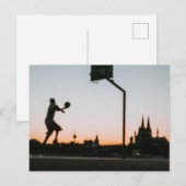 Basketbal Briefkaart (Voorkant / Achterkant)