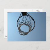 basketbal briefkaart (Voorkant / Achterkant)