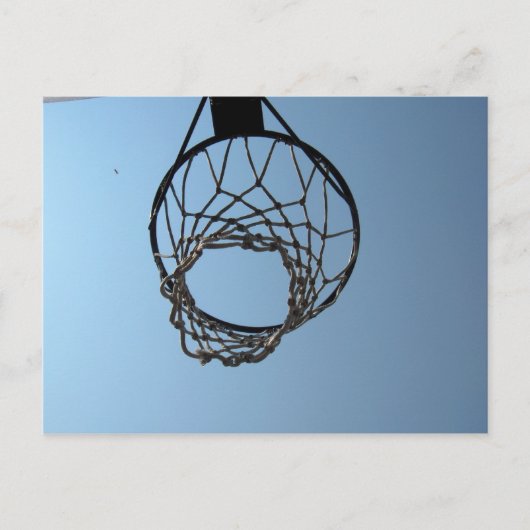 basketbal briefkaart (Voorkant)