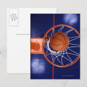 basketbal briefkaart (Voorkant / Achterkant)
