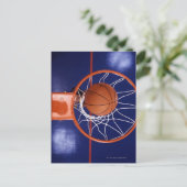basketbal briefkaart (Staand voorkant)