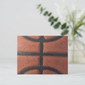 Basketbal Briefkaart (Staand voorkant)