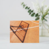 Basketbal Briefkaart (Staand voorkant)