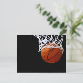 Basketbal Briefkaarten (Staand voorkant)