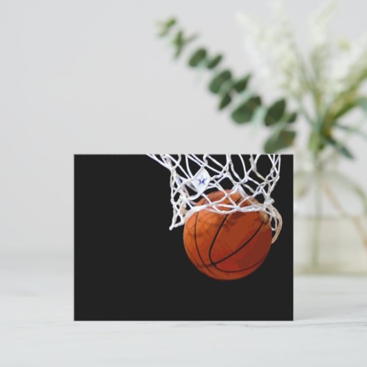 Basketbal Briefkaarten (Staand voorkant)