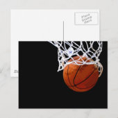 Basketbal Briefkaarten (Voorkant / Achterkant)