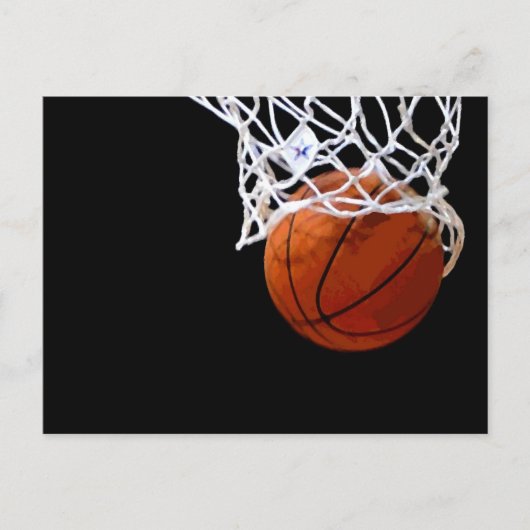 Basketbal Briefkaarten (Voorkant)