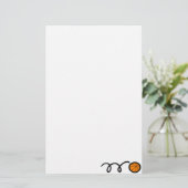 Basketbal Briefpapier (Staand voorkant)