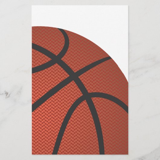 basketbal briefpapier (Voorkant)