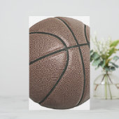 Basketbal Briefpapier (Staand voorkant)