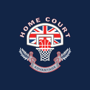 BASKETBAL BRITAIN HOOPS TEAM LEAGUE COACH T-SHIRT