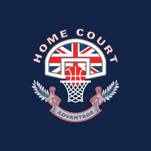 BASKETBAL BRITAIN HOOPS TEAM LEAGUE COACH T-SHIRT