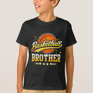 Basketbal broer familie matching t-shirt