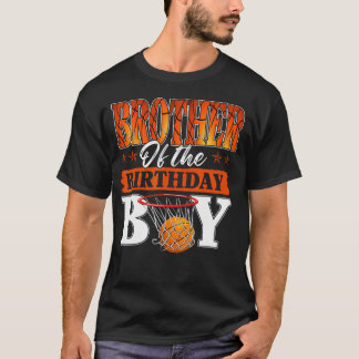 Basketbal Broer Van De Verjaardag Jongen Familie T-shirt