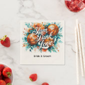 Basketbal bruiloft servet (Insitu)