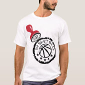 basketbal buffer puffern amortiguar buffer t-shirt (Voorkant)